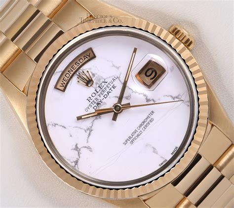 marble dial rolex